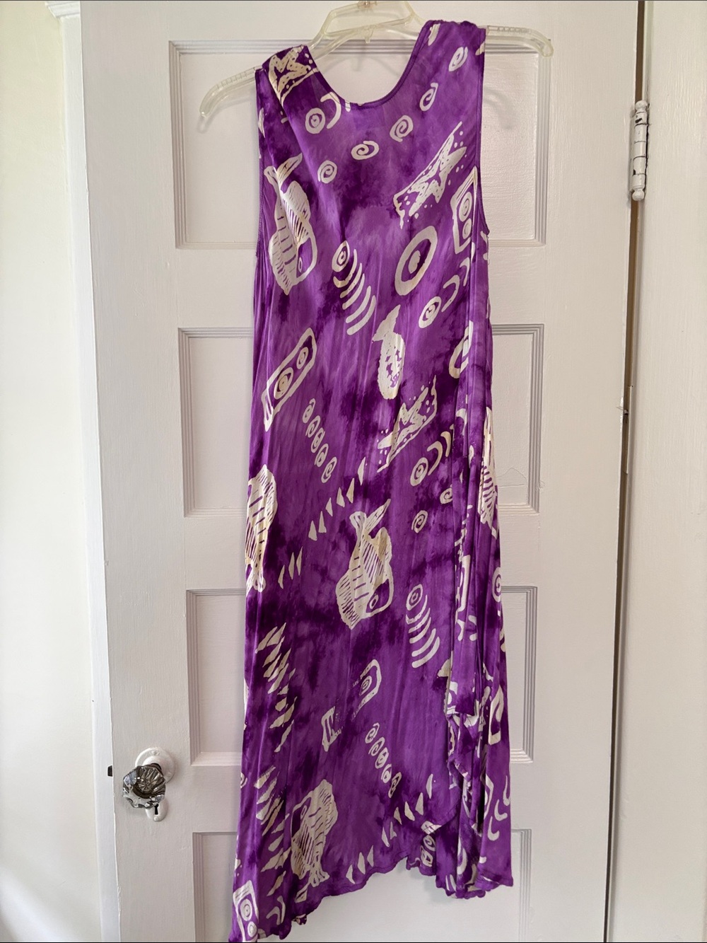 India Boutique Purple Printed Sleeveless Maxi Dress - Picture 2 of 5